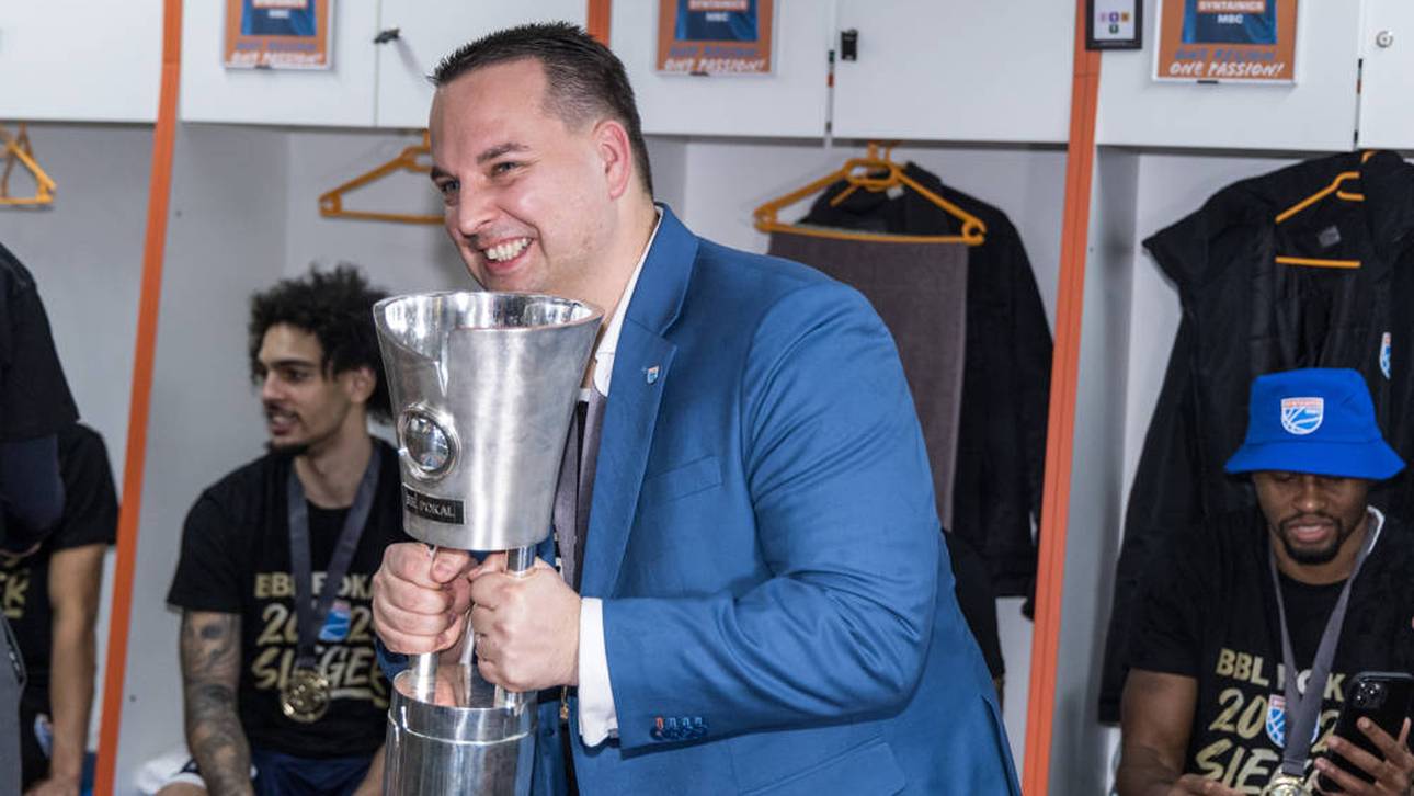 Martin Geissler triumphierte mit dem MBC im BBL-Pokal