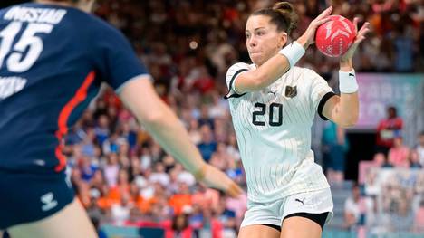 Emily Bölk verlor mit den deutschen Handballerinnen gegen Norwegen