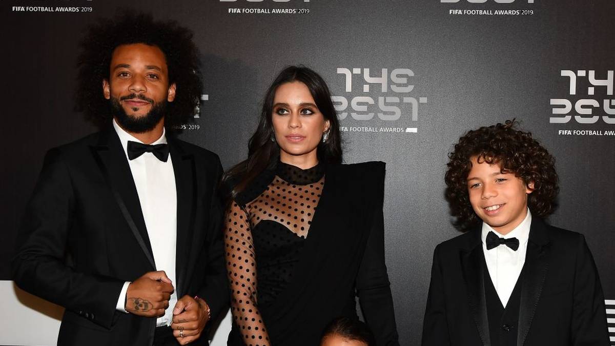 Auch sein Teamkollege bei Real Madrid Marcelo ist mit seiner Frau und seinen beiden Söhnen nach Italien gereist