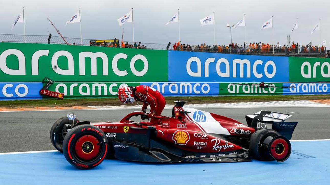 Leclerc abgeschossen! Ferrari-Fiasko