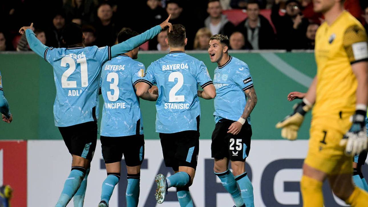 Späte Leverkusen-Rettung im Pokal
