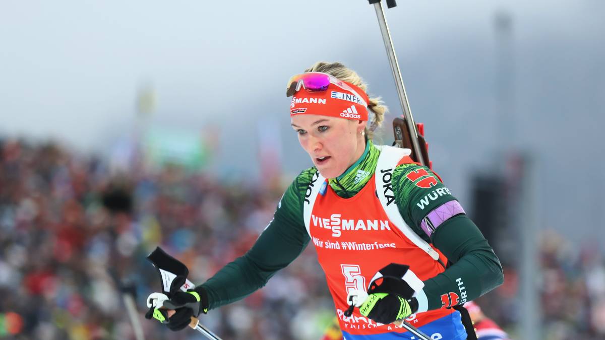 BIATHLON - DENISE HERRMANN (WSC Erzgebirge Oberwiesenthal): Medaillenkandidatin