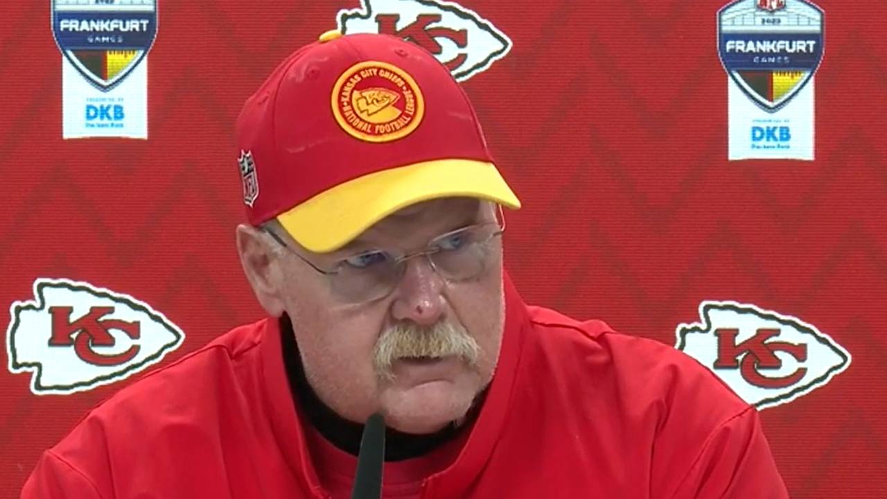 Andy Reid spricht nach dem Frankfurt-Spiel über seine Erfahrungen in Deutschland