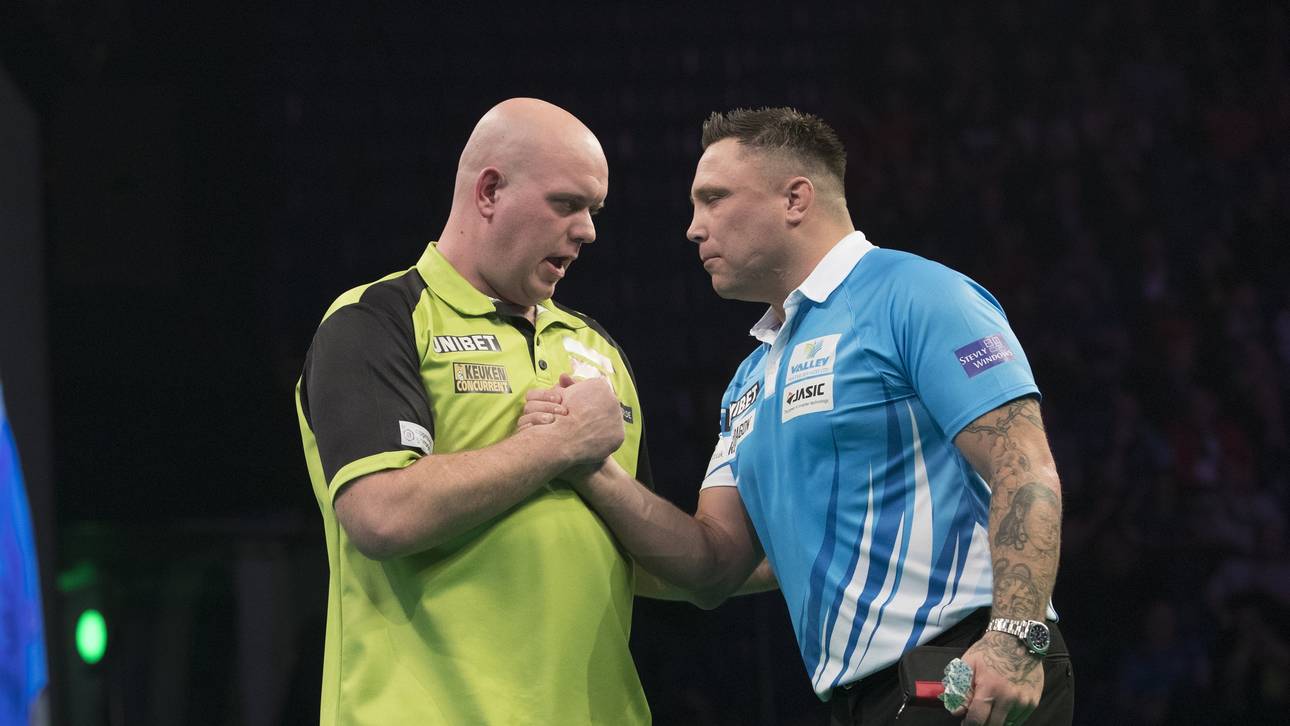 Van Gerwen siegt trotz Stotterstart