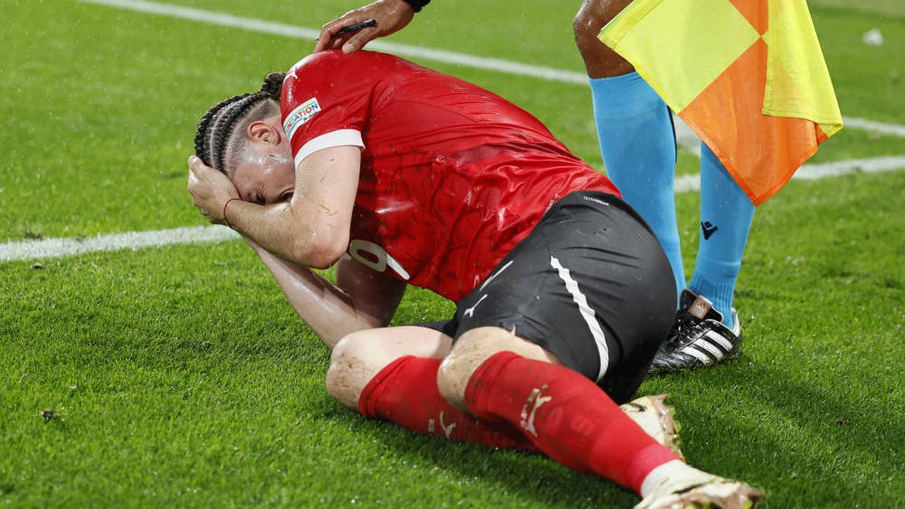 Marcel Sabitzer wurde beim EM-Achtelfinale gegen die Türkei von einem Gegenstand am Kopf getroffen