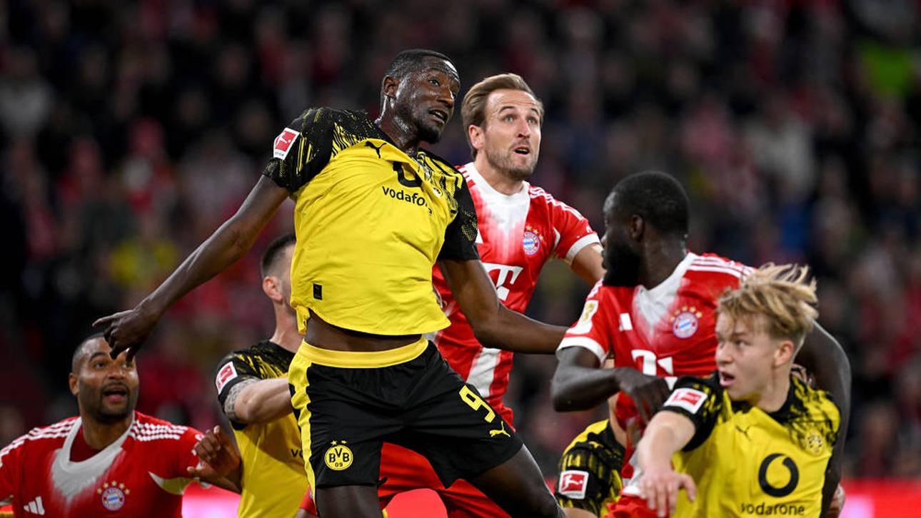 Vor dem 1:0 von Harry Kane gab es einen Kontakt mit Serhou Guirassy