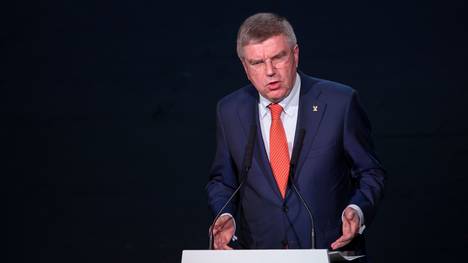 IOC-Präsident Thomas Bach hielt beim FIFA-Kongress eine Rede