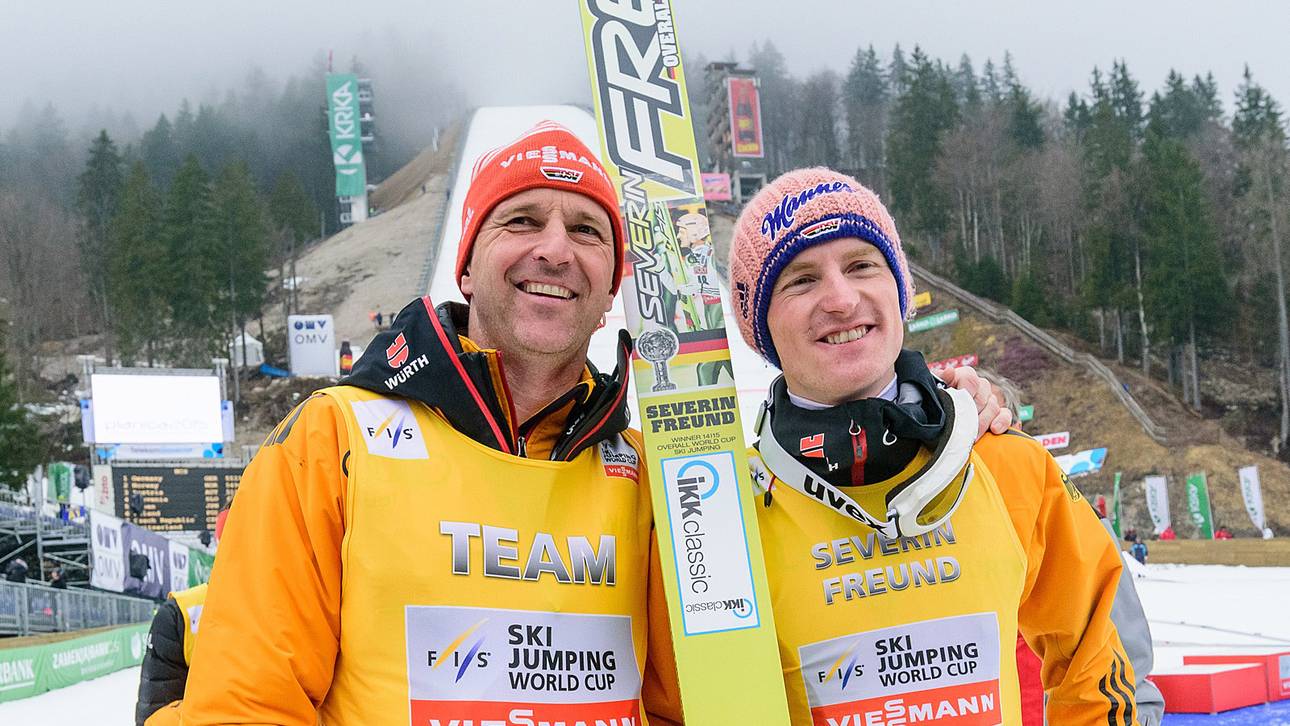 Severin Freund und Werner Schuster