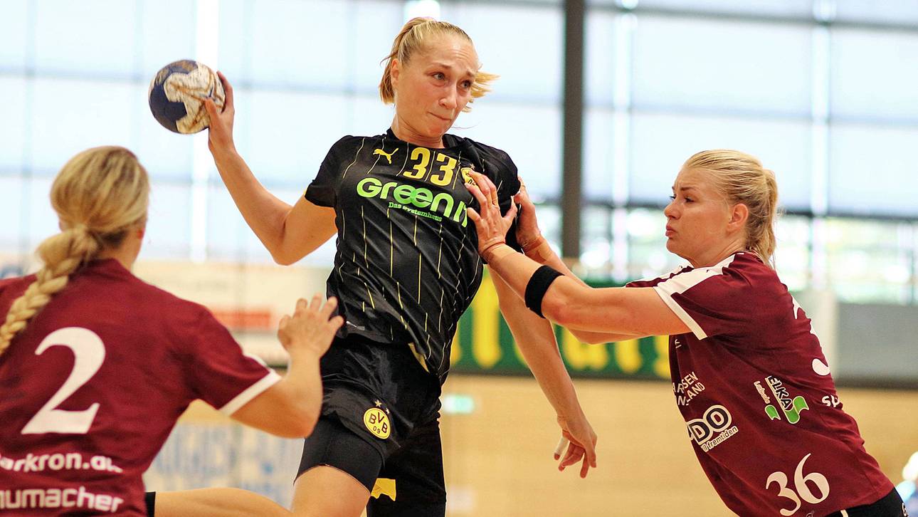Nadja Nadgornaja vom BVB beim Wurf