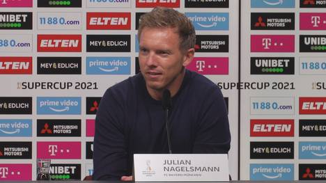 Julian Nagelsmann hat seinen ersten Titel mit dem FC Bayern München. Nach dem Spiel verteilt der neue Bayern-Trainer ein Sonderlob für Niklas Süle und Dayot Upamecano.