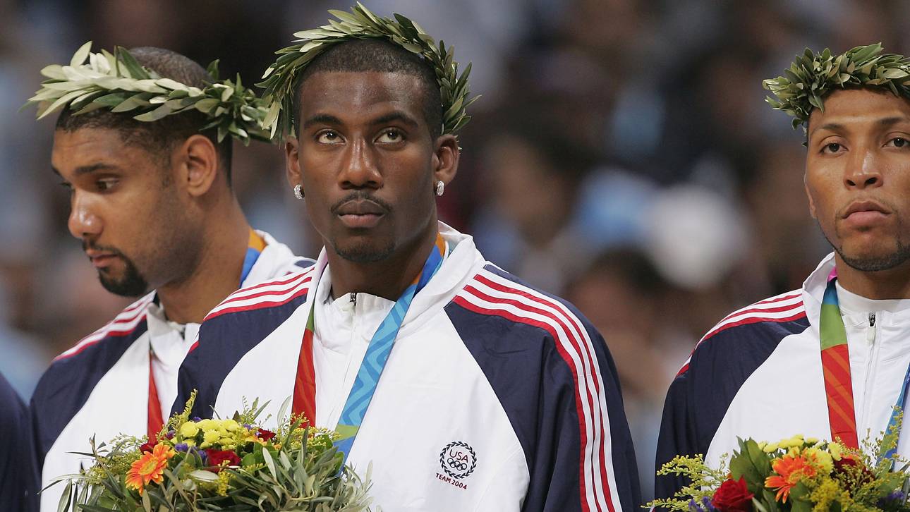 Amar'e Stoudemire bei Olympia 2004