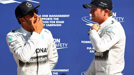 Lewis Hamilton und Nico Rosberg sind nicht die besten Freunde