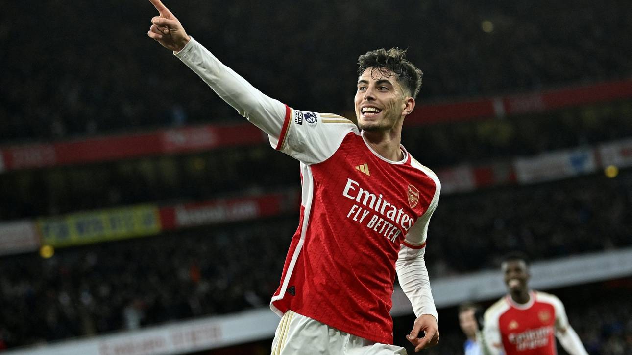 Havertz schießt Arsenal an die Spitze
