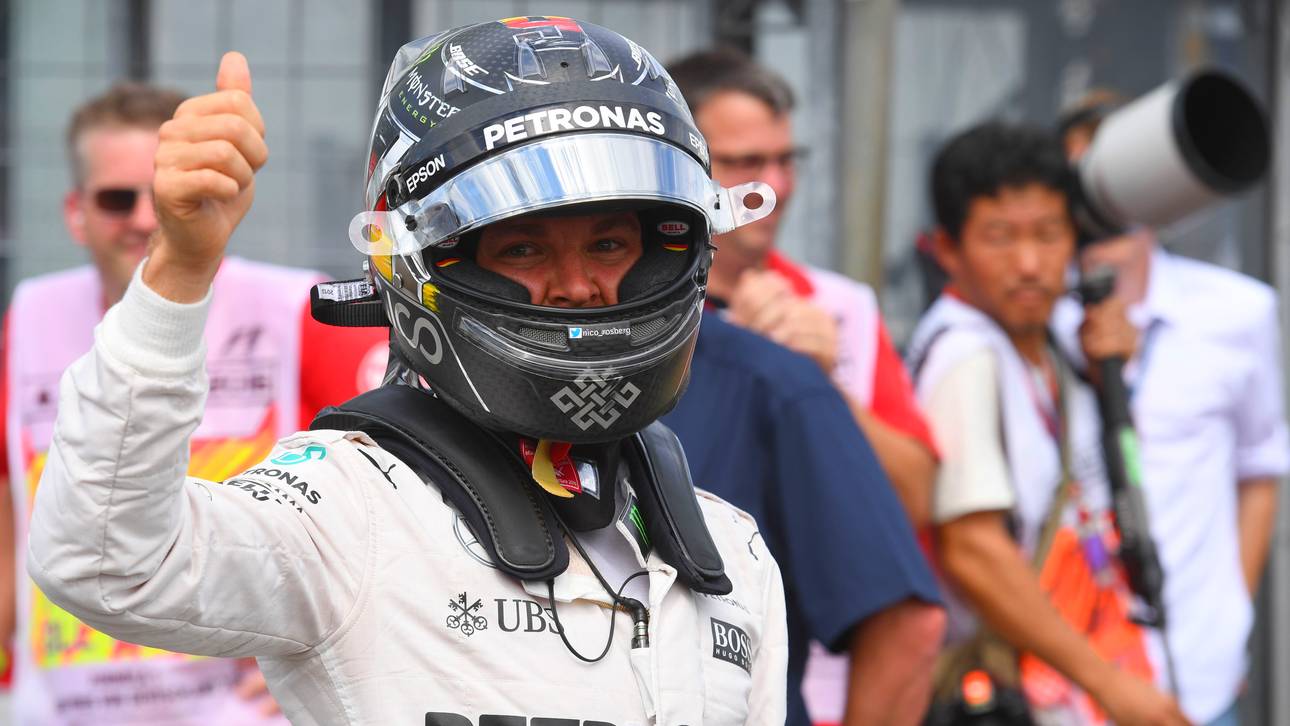 Rosberg holt trotz Problemen Pole