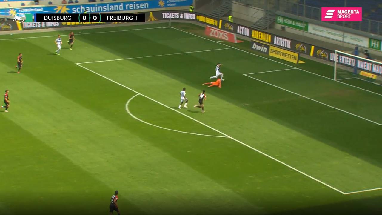 MSV Duisburg - SC Freiburg II (1:0): Tore und Highlights | 3. Liga