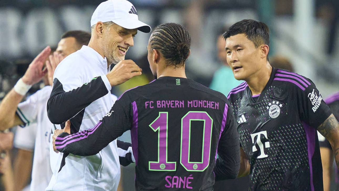 Thomas Tuchel und Leroy Sané verstehen sich gut