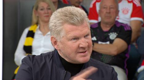 Im STAHLWERK Doppelpass entsteht eine hitzige Diskussion über die Schuldfrage beim FC Bayern München. Steffan Effenberg und Matthias Brügelmann sind unterschiedlicher Meinung.