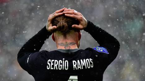 Sergio Ramos hat bei PSG bisher nur vier Einsätze in der Liga gesammelt