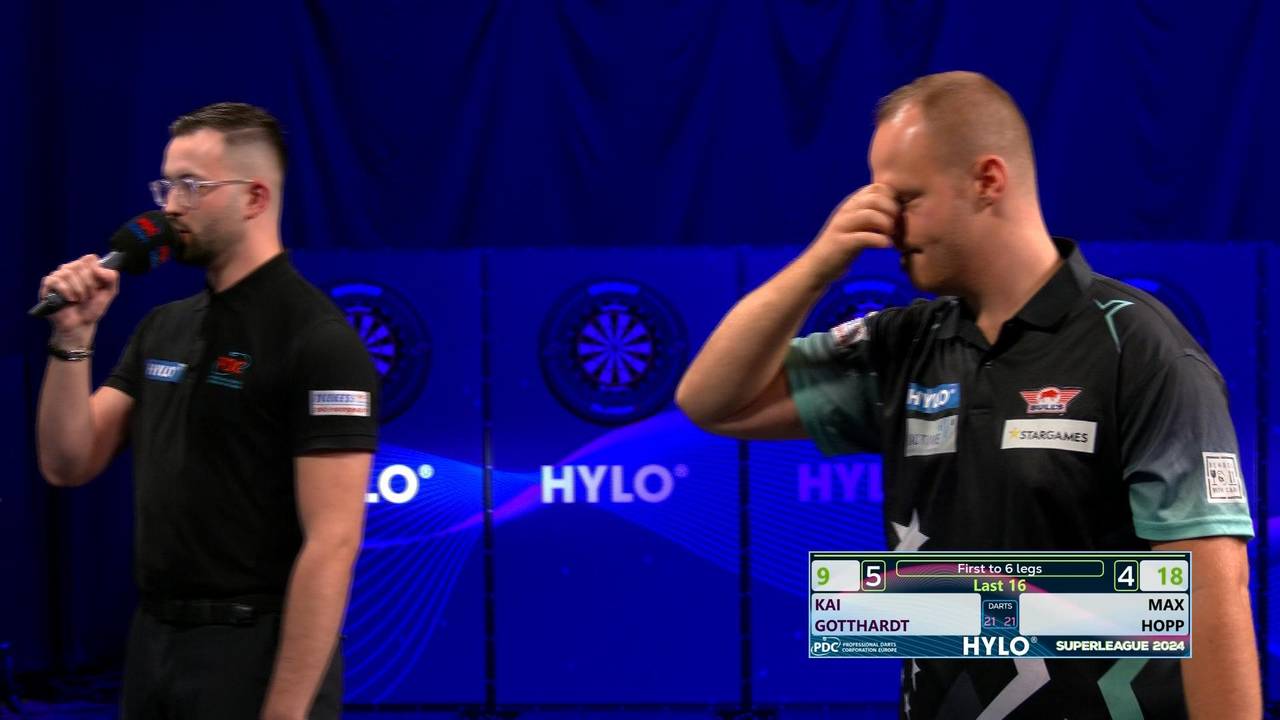 Darts: WM-Traum von Max Hopp geplatzt - doch Achtelfinal-Gegner mit No-Go!