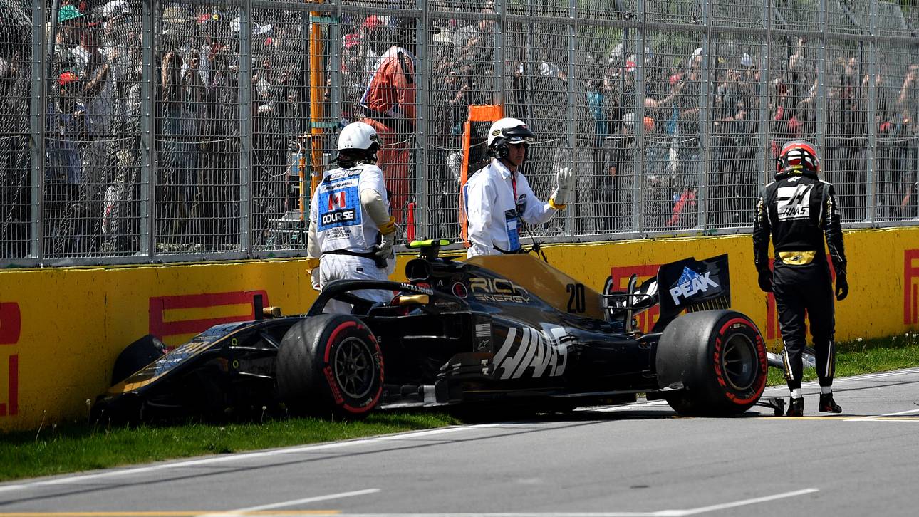 Magnussen crasht heftig