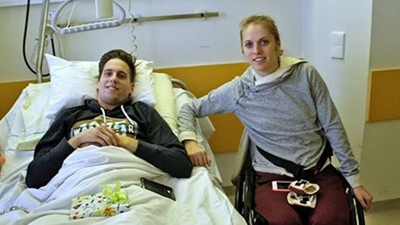 Grünberg besucht Müller im Krankenhaus