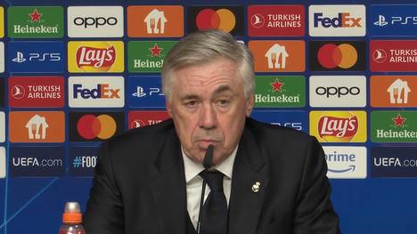 RB Leipzig wurde beim 0:1 gegen Real Madrid ein Treffer wegen einer angeblichen Abseitsstellung aberkannt. Aus der Sicht von Real-Coach Carlo Ancelotti die richtige Entscheidung.