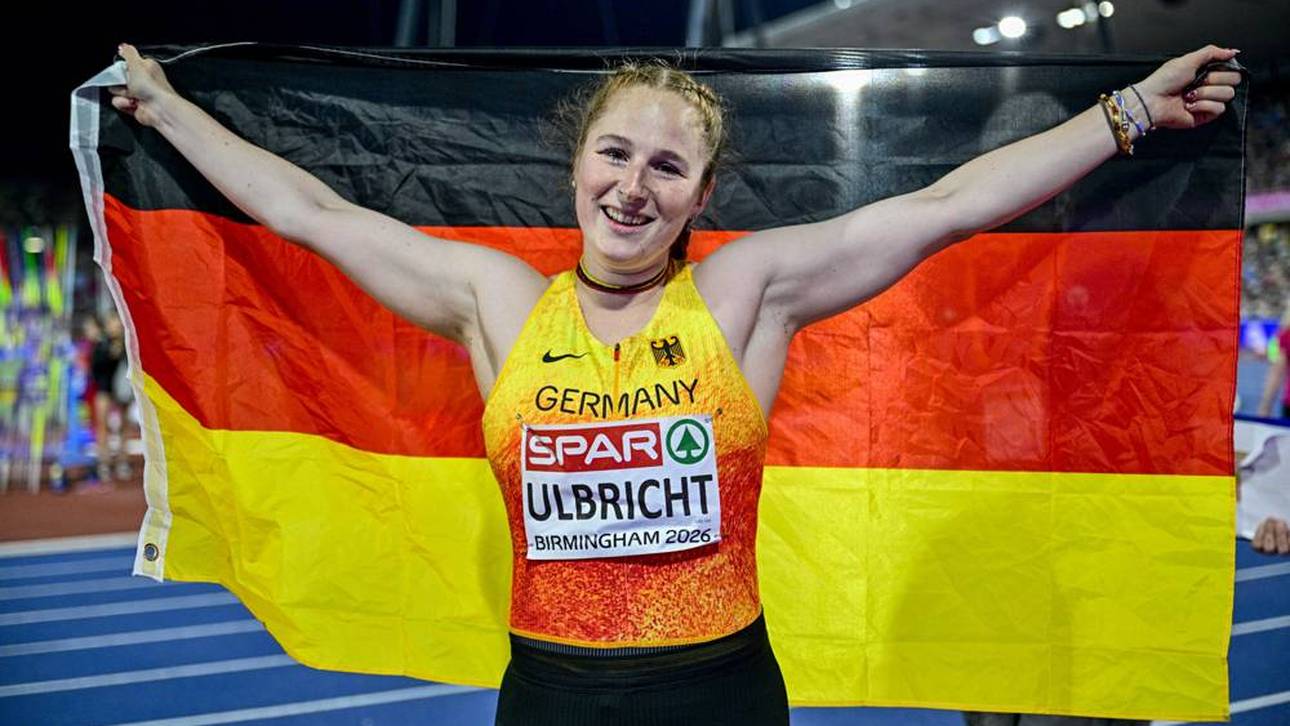Julia Ulbricht jubelte über ihre Silbermedaille 