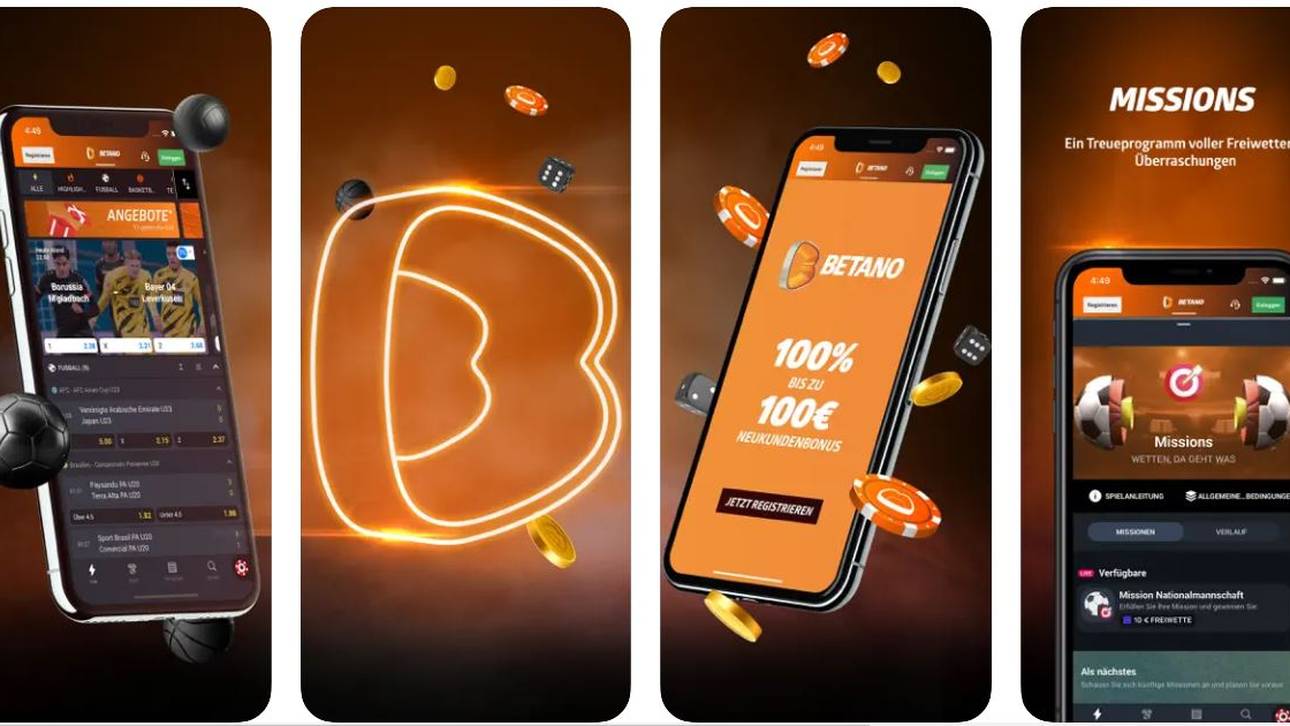 Die Betano App zählt zu den besten Sportwetten Apps in Deutschland.