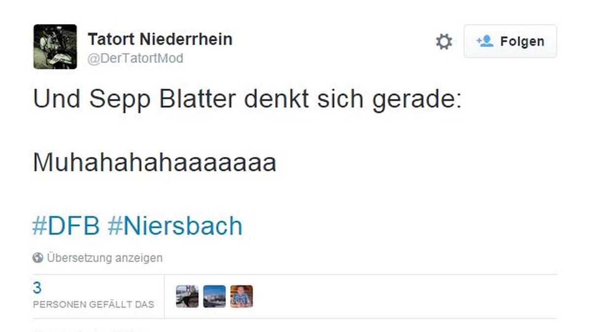 Genauso wie das des suspendierten FIFA-Präsidenten Sepp Blatter
