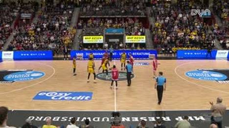 Spiel Highlights zu MHP RIESEN Ludwigsburg - Würzburg Baskets (2)