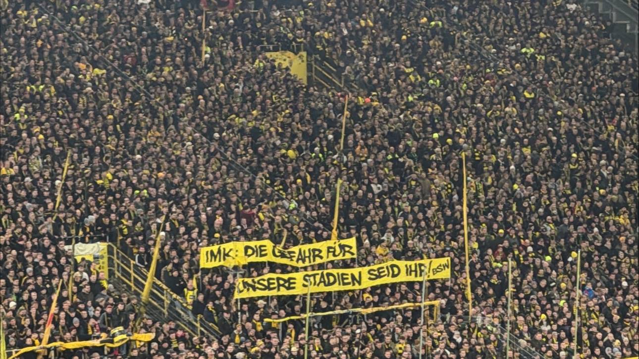 Die Proteste richten sich gegen verschärfte Sicherheitsmaßnahmen in deutschen Stadien 