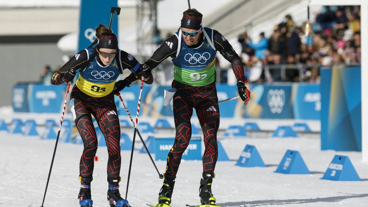 Biathlon: Deutsche Mixed-Staffel holt Bronze