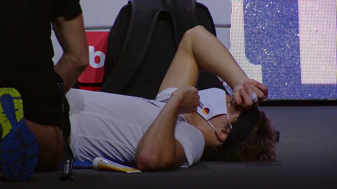 Alexander Zverev steht im Halbfinale von Köln nach Medical Timeout