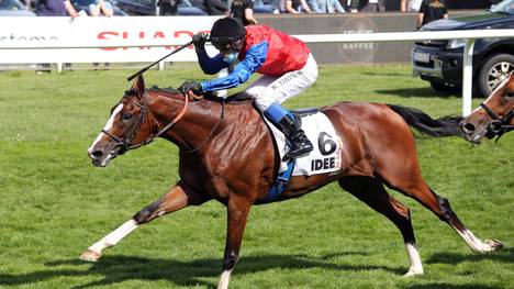 Beim Deutschen Derby triumphierte In Swoop sensationell