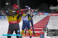 Philipp Nawrath gelingt einen Tag nach seinem ersten Weltcup-Sieg erneut ein starker Auftritt in Östersund. Die Entscheidung in einem spannenden Verfolgungsrennen fällt erst auf der letzten Runde.