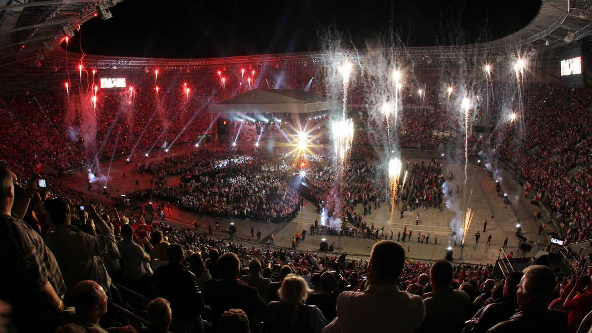 Vitali Klitschko hat im Wroclaw Stadium schon einen Boxkampf bestritten