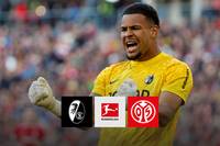 Der 1. FSV Mainz 05 stellt auch beim SC Freiburg seine Auswärtsstärke unter Beweis. Spätestens bei Keeper Robin Zentner beißen sich die Freiburger die Zähne aus - aber auch SC-Keeper Noah Atubolu weiß zu glänzen.