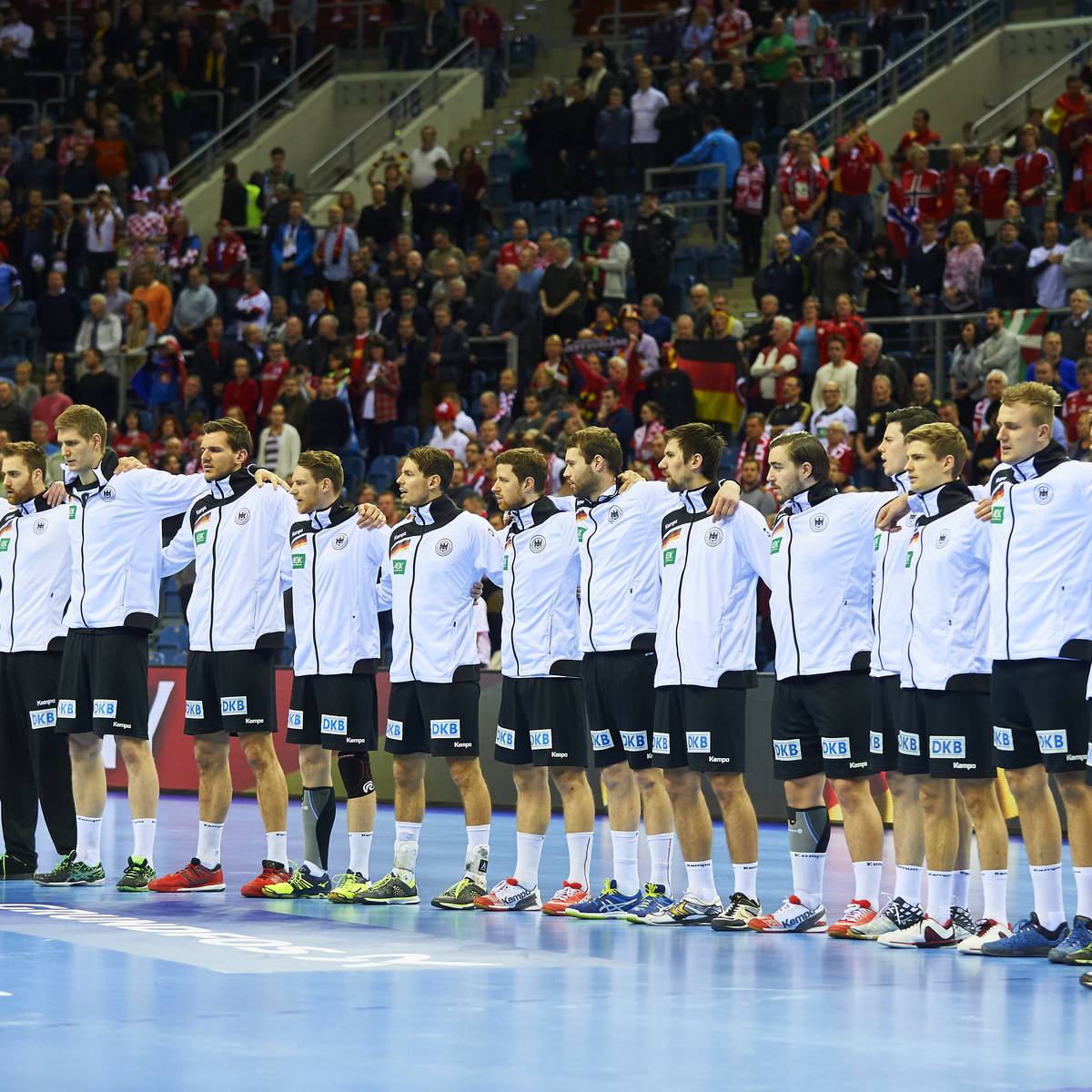 Handball Em Finale Zwischen Deutschland Und Spanien Im