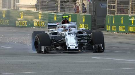 Formel 1: Charles Leclerc hat im ersten Training nach der Ferrari-Ankündigung direkt einen Unfall gebaut