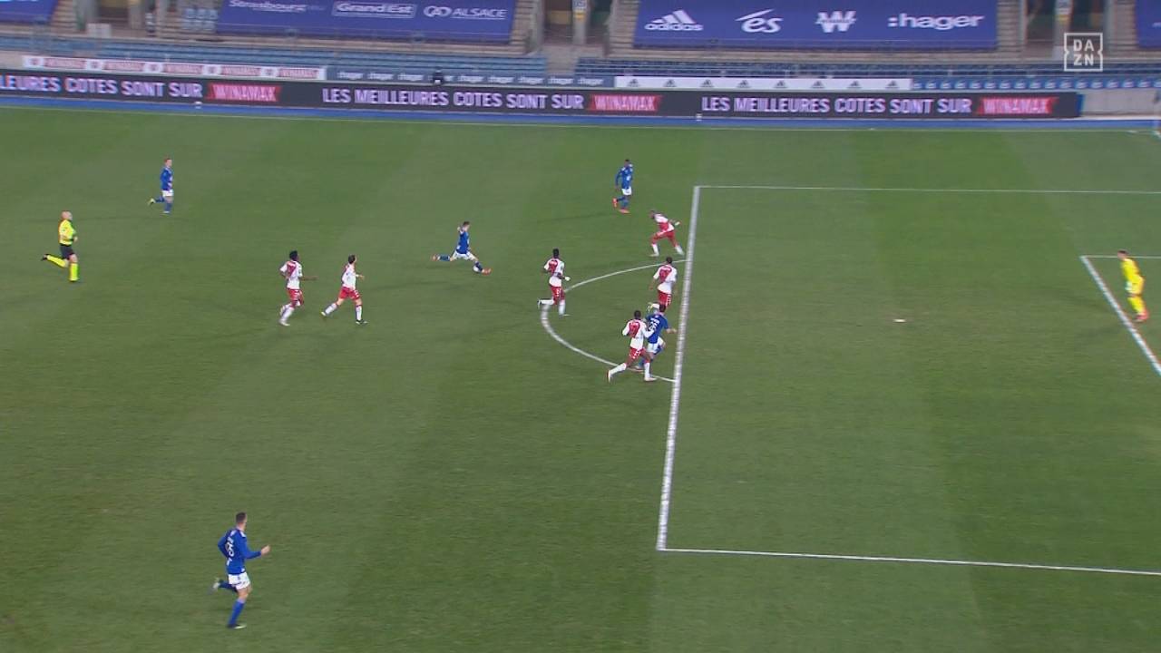 Racing Straßburg - AS Monaco (1:0) Tor und Highlights im Video | Ligue 1