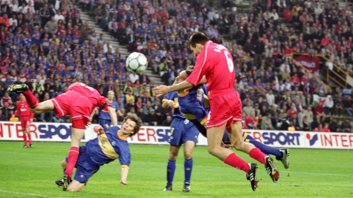 FC Liverpool - Deportivo Alaves 5:4 n.V. (2000/01): Im UEFA-Cup-Endspiel in Dortmund köpfte Markus Babbel den FC Liverpool in Führung