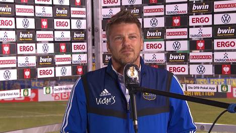 Regionalligist Saarbrücken verpasst im Halbfinale des DFB-Pokals gegen Bayer Leverkusen das Wunder. Trainer Lukas Kwasniok zeigt sich nach Abpfiff bedient.