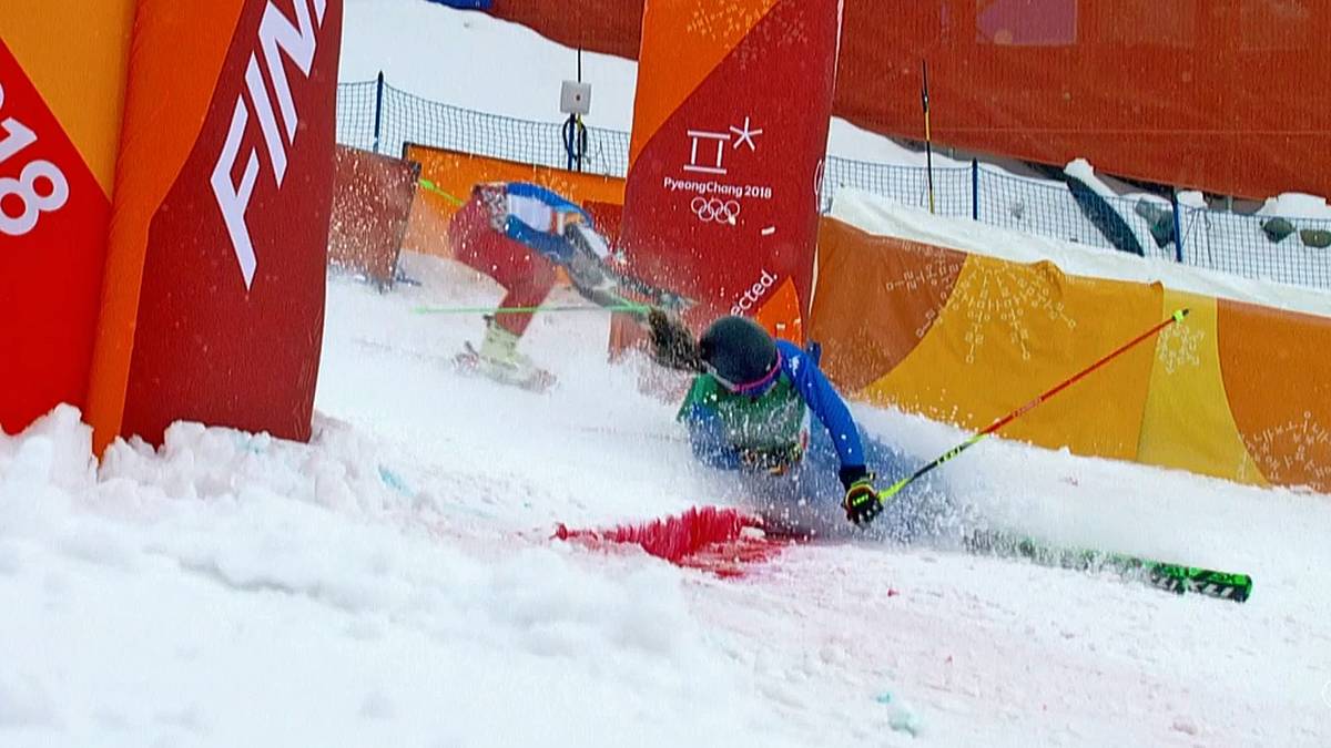 Doch sie rettet sich tatsächlich ins Ziel und bleibt dabei noch vor der Russin Victoria Zavadovskaya. Unglaublich!