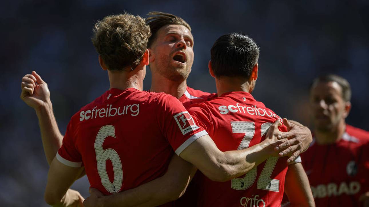 Der SC Freiburg siegt bei Borussia Mönchengladbach