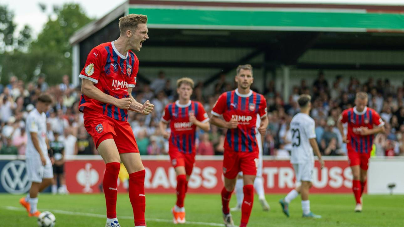 Heidenheim-Stürmer glänzt mit Dreierpack
