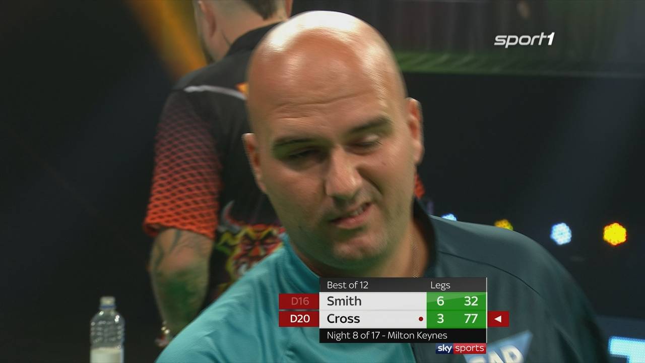 Darts Premier League: Michael Smith besiegt Rob Cross mit 7:3