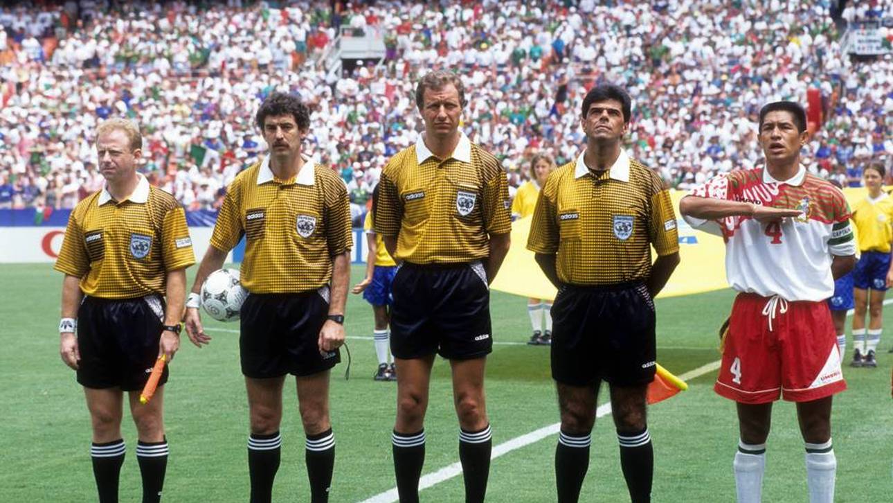 Hellmut Krug (M.) bei der WM 1994