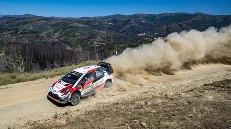 Ott Tänak beherrscht im Toyota die Rallye Portugal