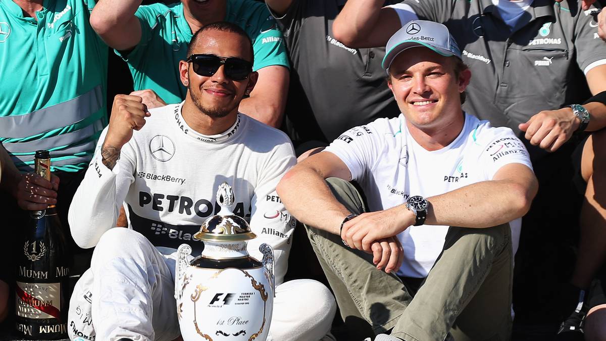 Formel 1: 2013 fuhr er erstmals mit seinem Freund aus alten Kart-Tagen - Nico Rosberg