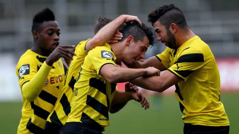 Borussia Dortmund II im Spiel gegen Preussen Muenster - 3. Liga